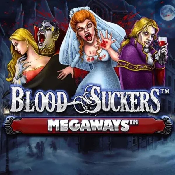 Blood Suckers Megaways online game logo by Red Tiger Gaming on sspinzen.com