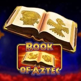 Logo of Book of Aztec from Amatic Industries at Spinzen Casino