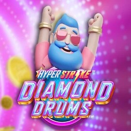Official Slots logo: Hyper Strike Diamond Drums by Gameburger Studios at Spinzen Casino