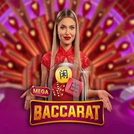 Mega Baccarat logo by Pragmatic Play Spinzen Casino