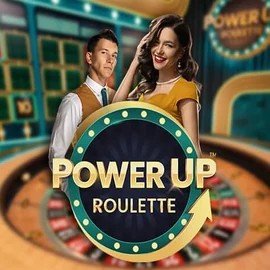 PowerUP Roulette logo by Pragmatic Play at Spinzen Casino