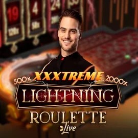 Live Casino logo of XXXtreme Lightning Roulette from Evolution at Spinzen Casino